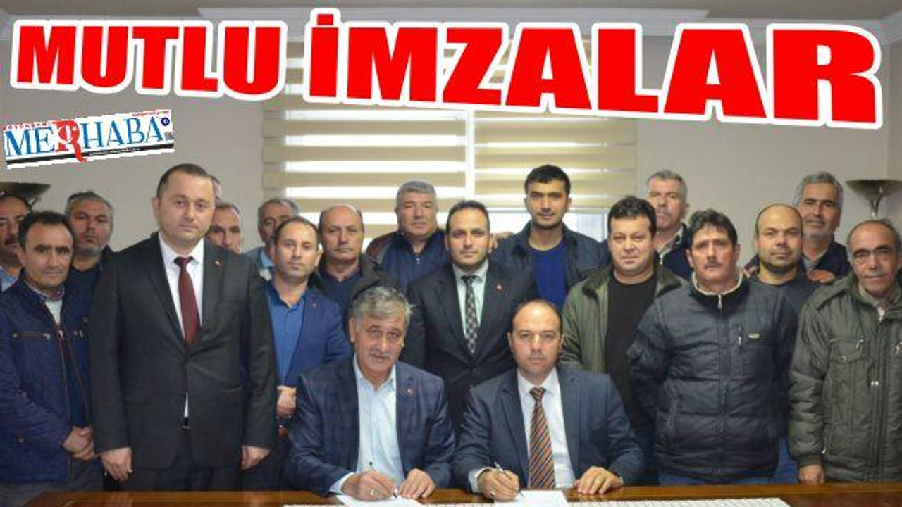 SAVAŞTEPE’DE MUTLU İMZALAR