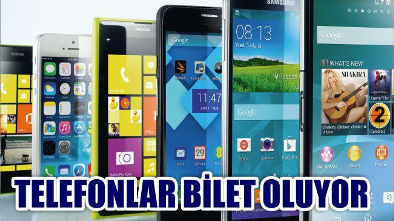 TOPLU ULAŞIMDA AKILLI TELEFONLAR BİLET OLUYOR