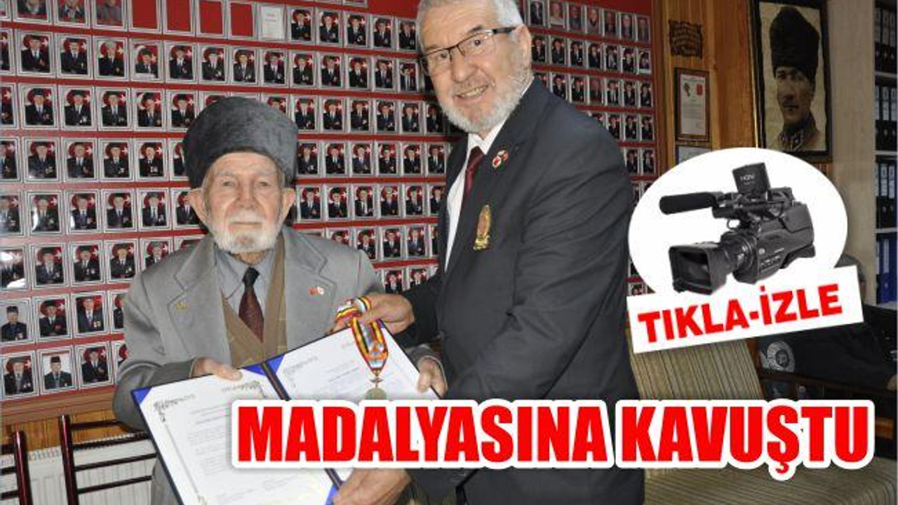 KORE GAZİSİ MADALYASINA KAVUŞTU