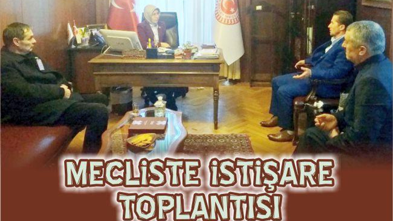 MECLİSTE İSTİŞARE TOPLANTISI