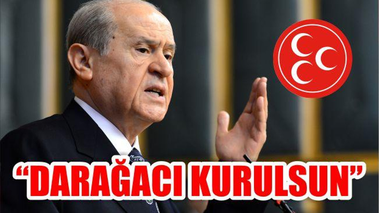 BAHÇELİ O KONUDA SESSİZ KALMADI..!