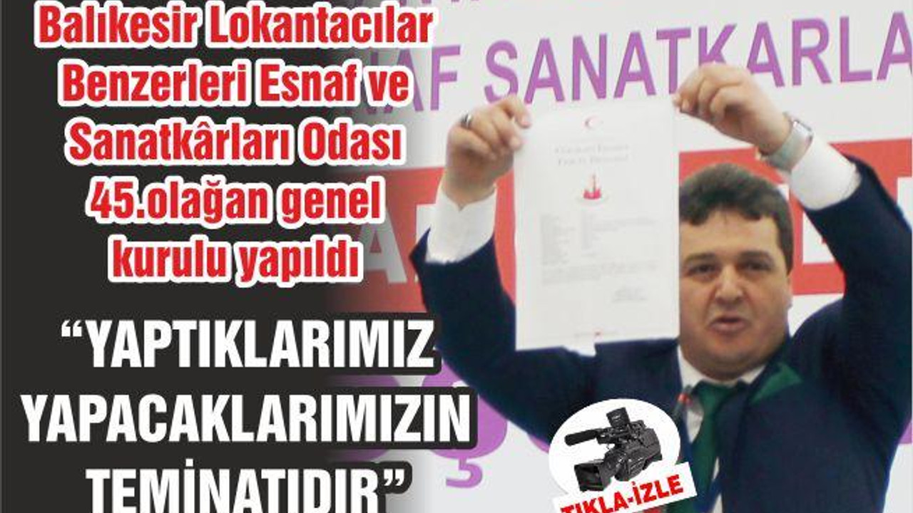 YILDIZ “YAPTIKLARIMIZ YAPACAKLARIMIZIN TEMİNATIDIR”