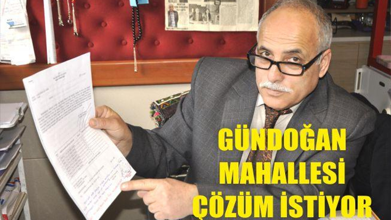 1. GÜNDOĞAN’DA BİRİNCİ SORUN SAĞLIK OCAĞI