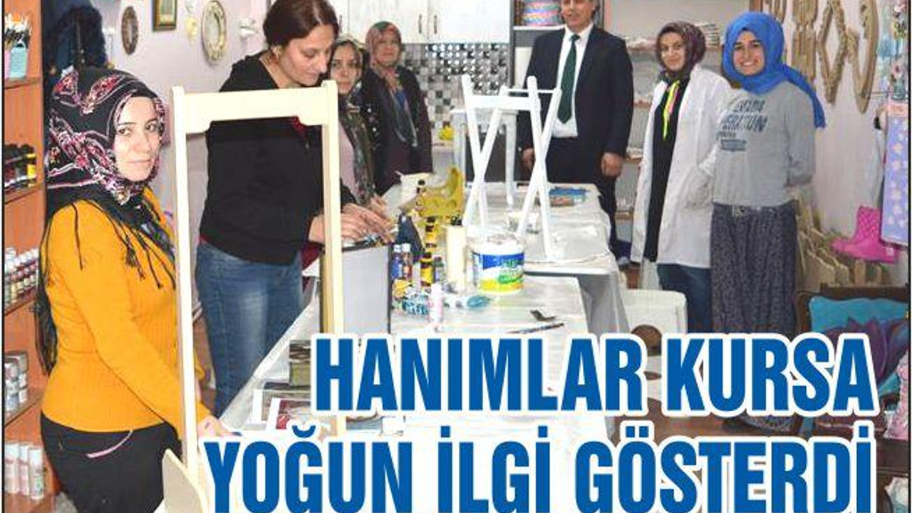 İVRİNDİ’DE DEKORATİF EV AKSESUARLARI KURSU