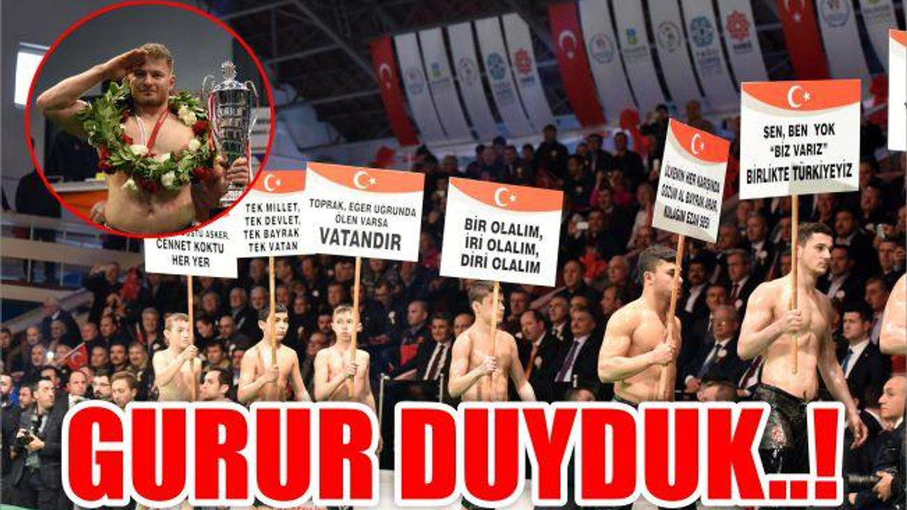 ALIN TERLERİNİ ŞEHİTLERE BAĞIŞLADILAR