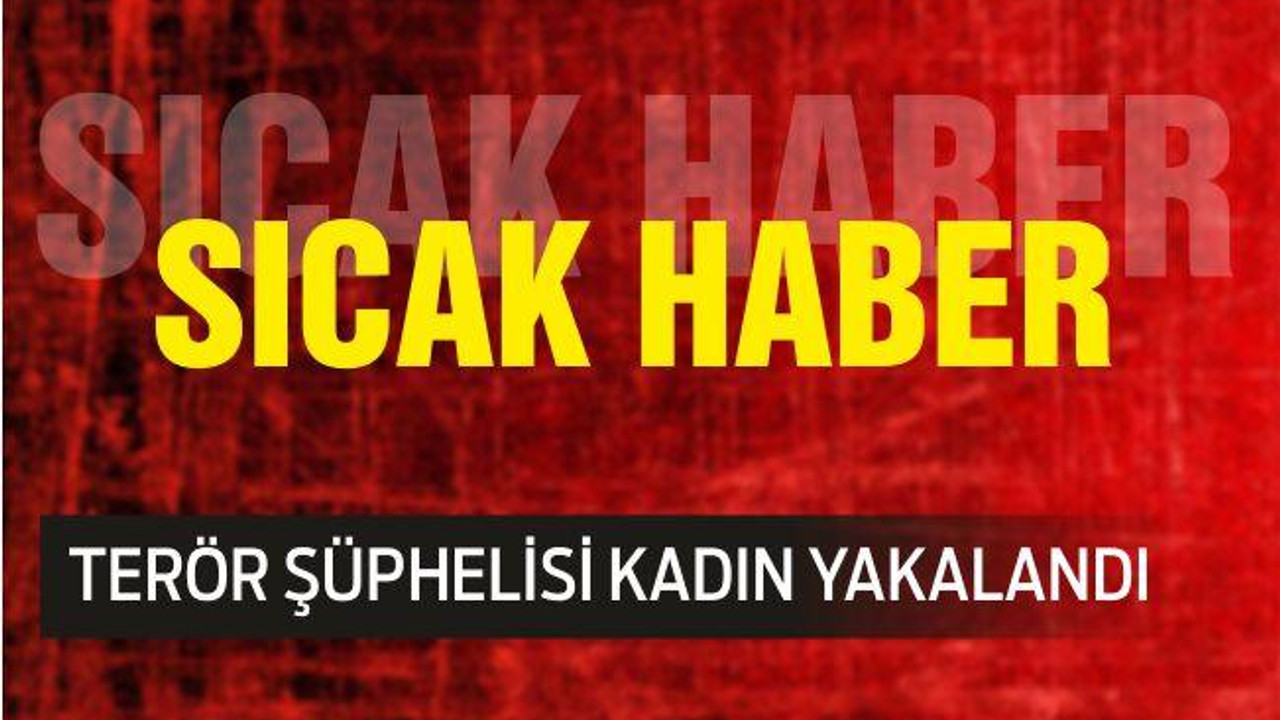 TERÖR ŞÜPHELİSİ KADIN YAKALANDI