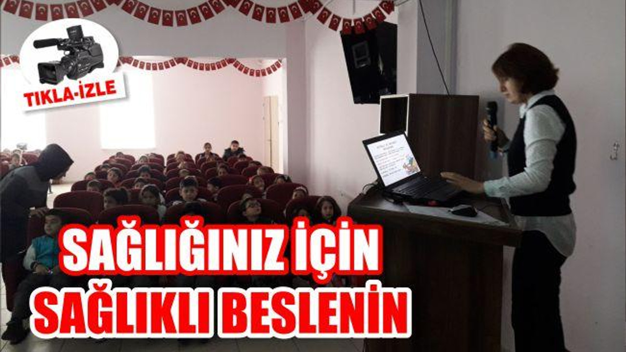 SAĞLIĞINIZ İÇİN SAĞLIKLI BESLENİN