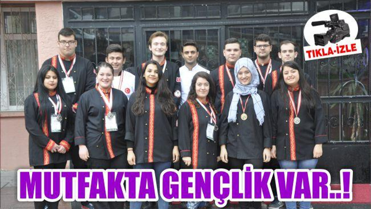 BALIKESİRLİ TURİZM ÖĞRENCİLERİ, GASTRONOMİ YARIŞMASINDAN 1’i ALTIN 20 MADALYA İLE DÖNDÜ