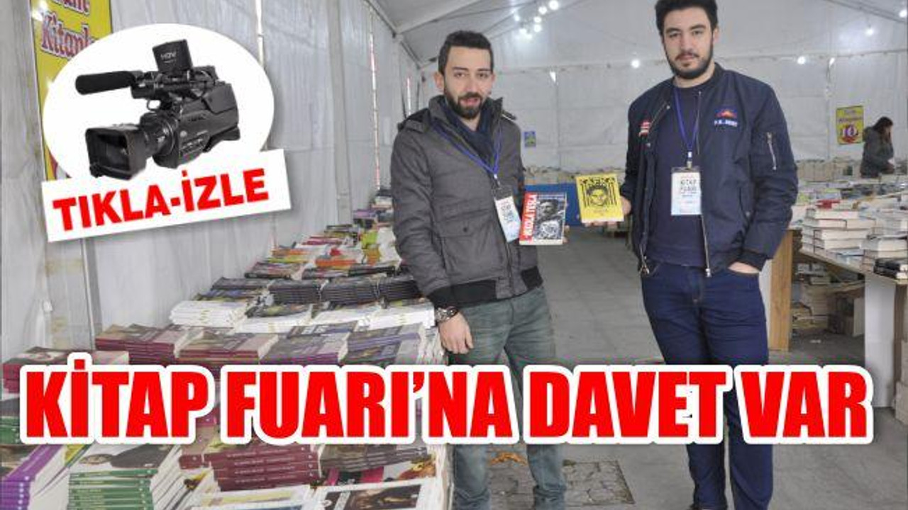 KİTAP FUARI’NA DAVET VAR