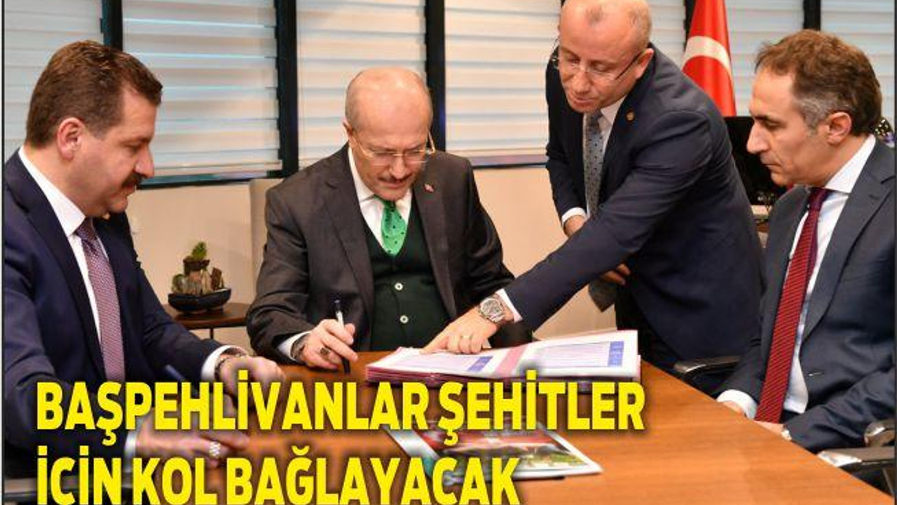 BÜYÜKŞEHİR’DE GÜREŞ PROTOKOLÜ İMZALANDI