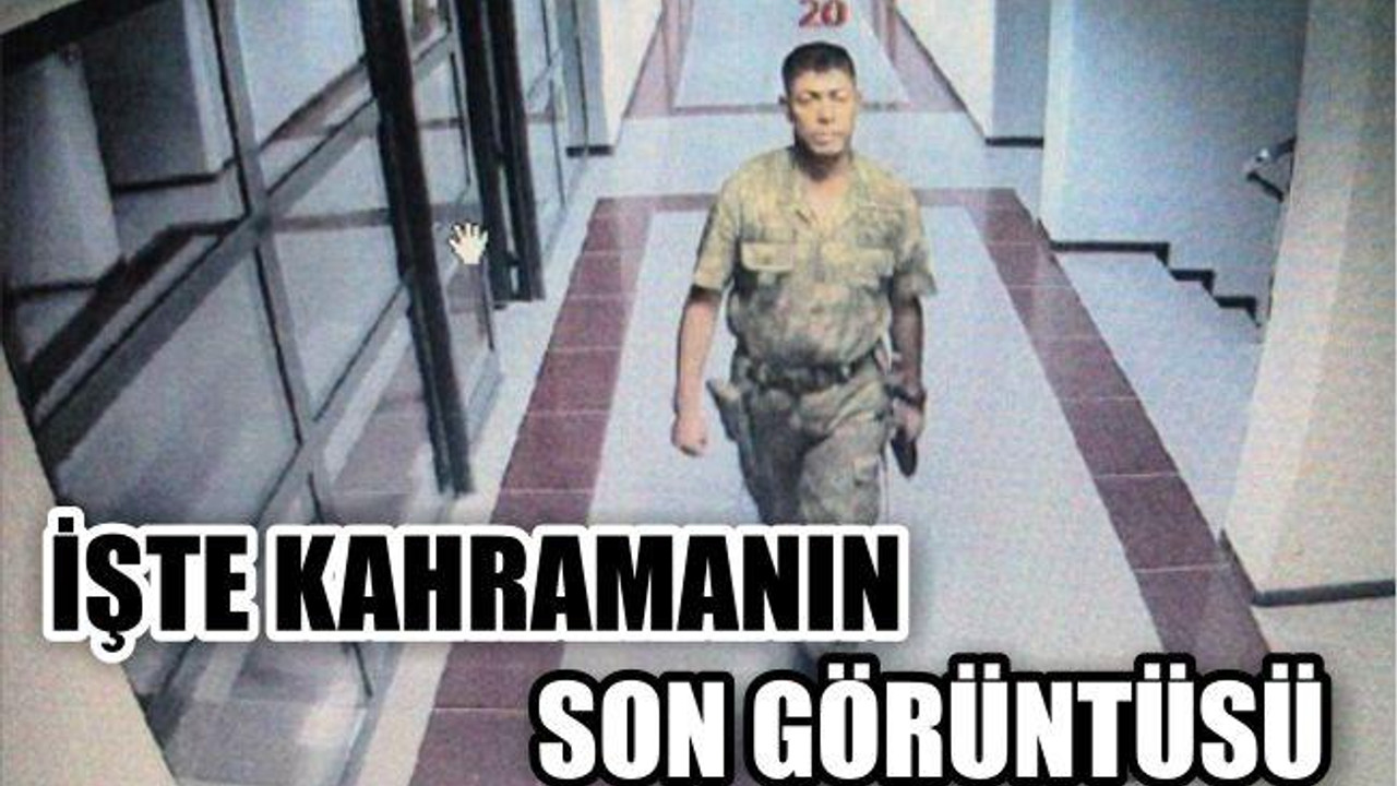 HALİSDEMİR'İN SON GÖRÜNTÜSÜ..!