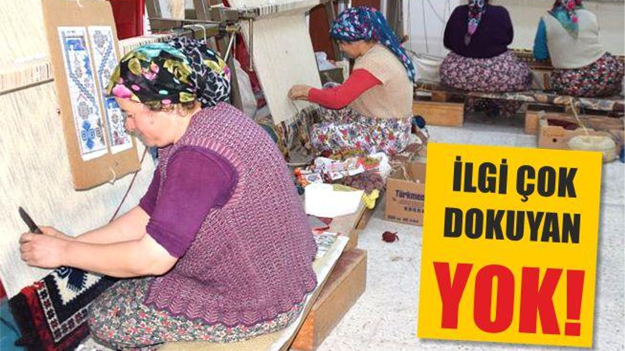 YAĞCIBEDİR HALISINI DOKUYANLAR AZALDI