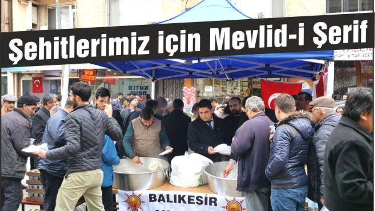 Şehitlerimiz için Mevlid-i Şerif