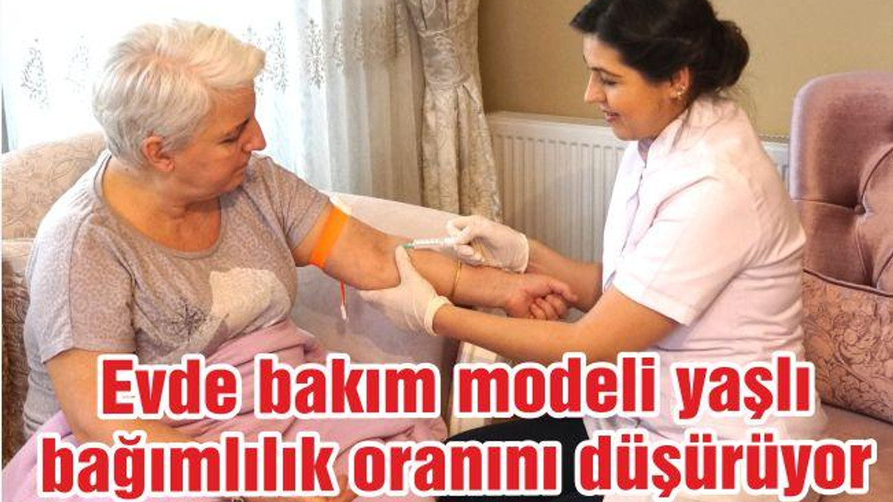 Evde bakım modeli yaşlı bağımlılık oranını düşürüyor