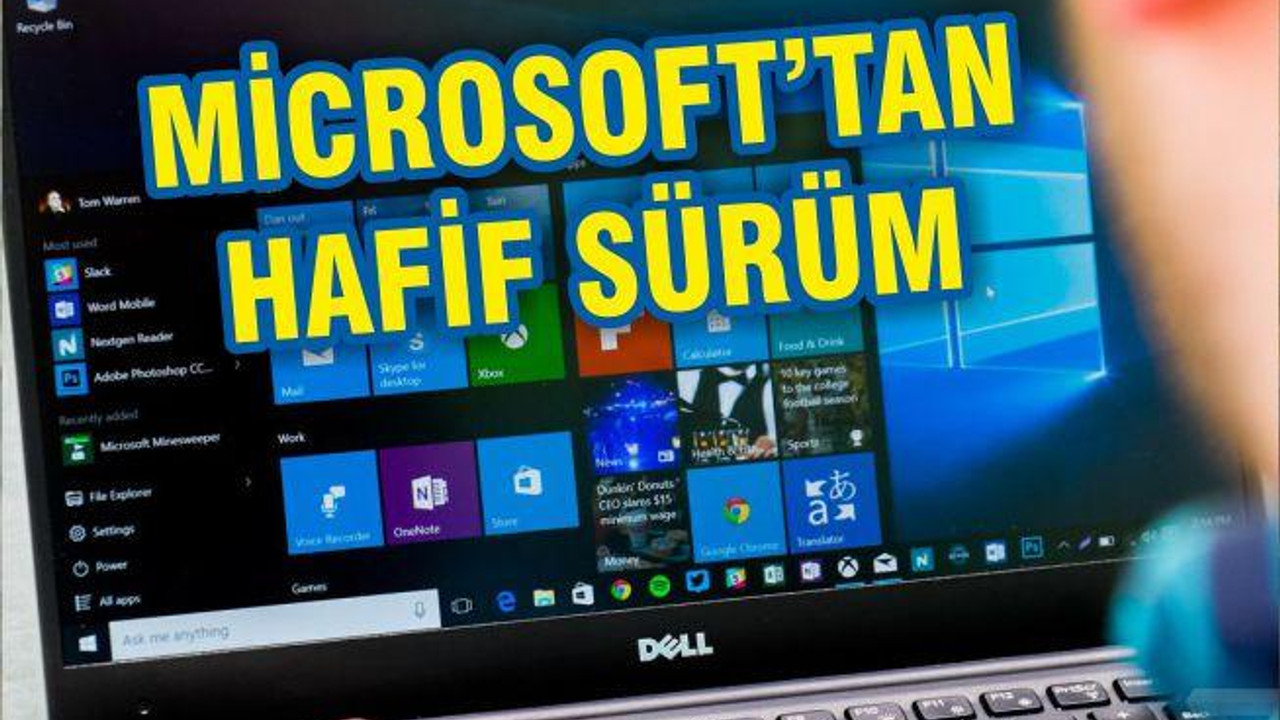 Microsoft'tan 'Hafif' Sürüm Geliyor: Windows 10 Lean