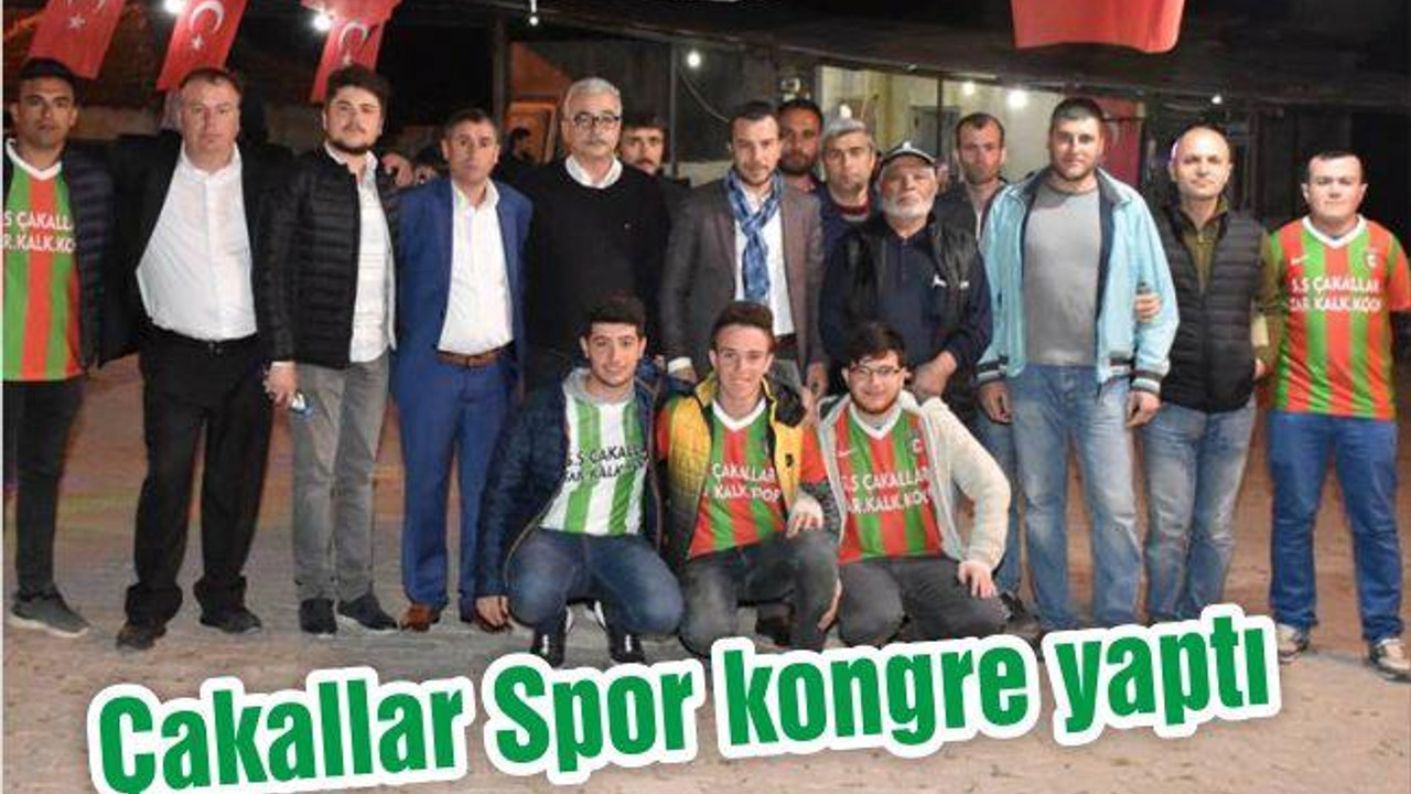 Çakallar Spor kongre yaptı