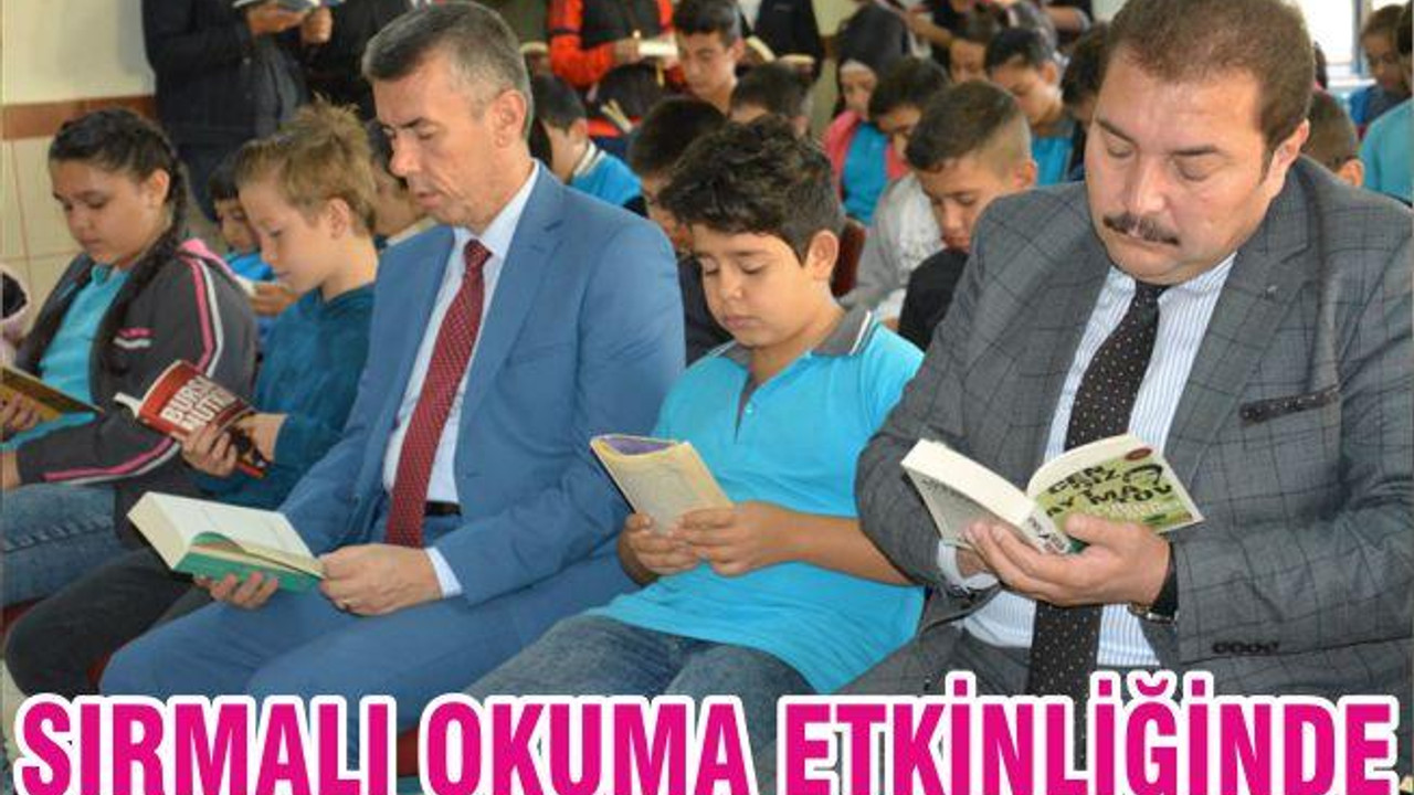SIRMALI OKUMA ETKİNLİĞİNDE