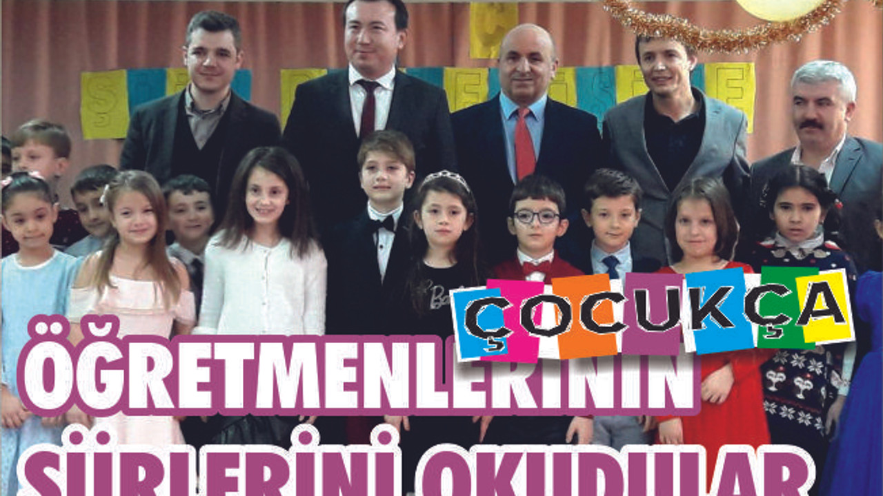 ÖĞRETMENLERİ YAZDI ÖĞRENCİLER SESLENDİRDİ
