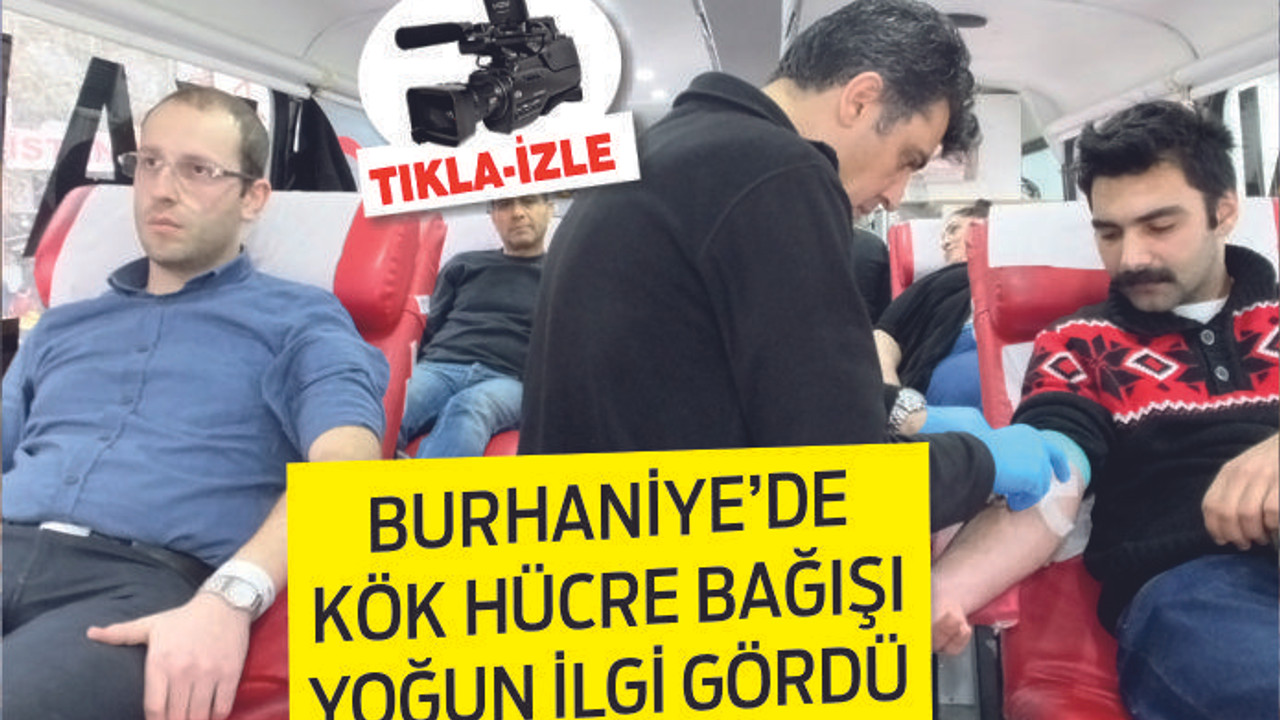 Burhaniye’de kök hücre bağışı büyük ilgi gördü