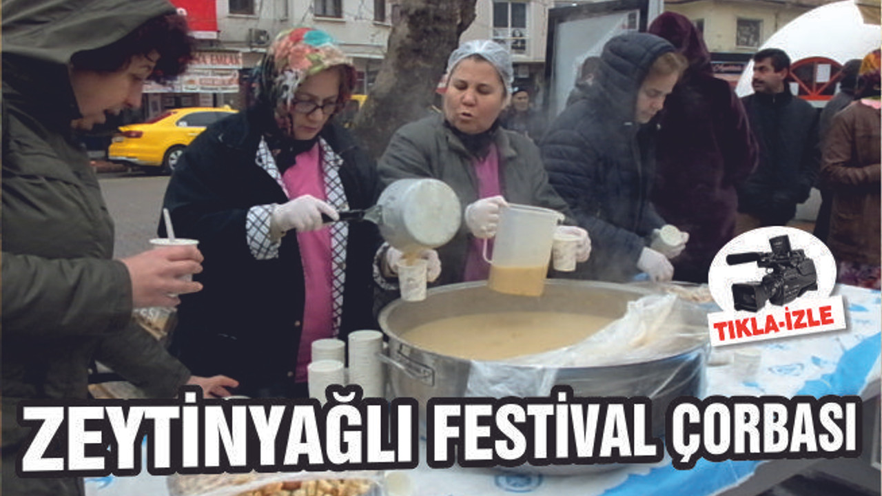 Zeytinyağlı festival çorbası