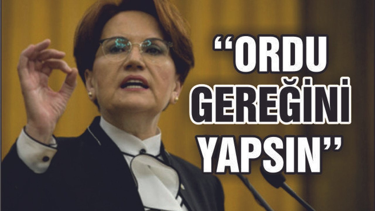 AKŞENER ''ORDUMUZ GEREĞİNİ YAPSIN''