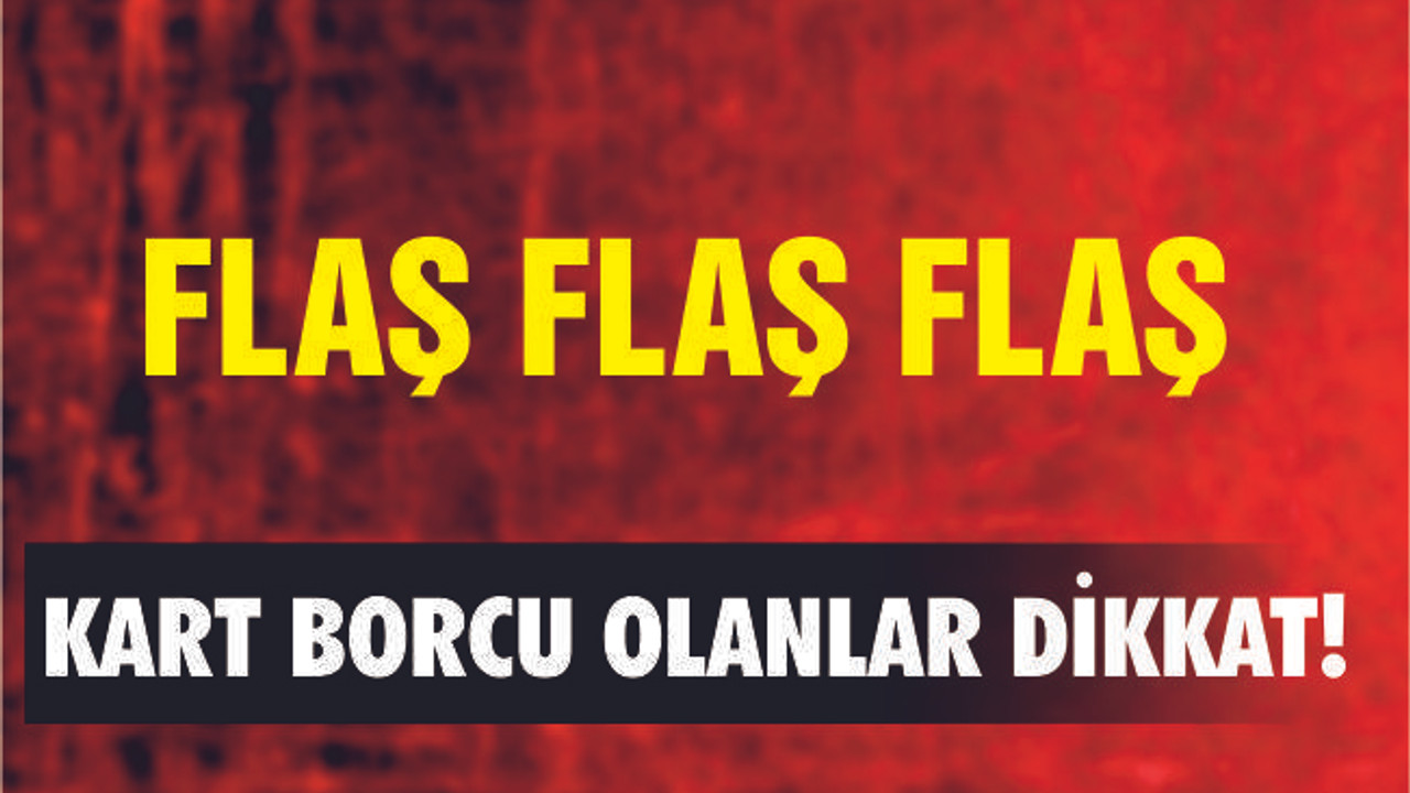 Kredi kartı borçları yapılandırılıyor