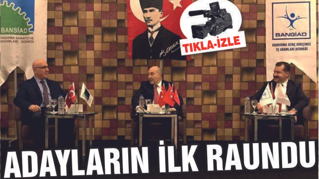 ADAYLARIN İLK RAUNDU!
