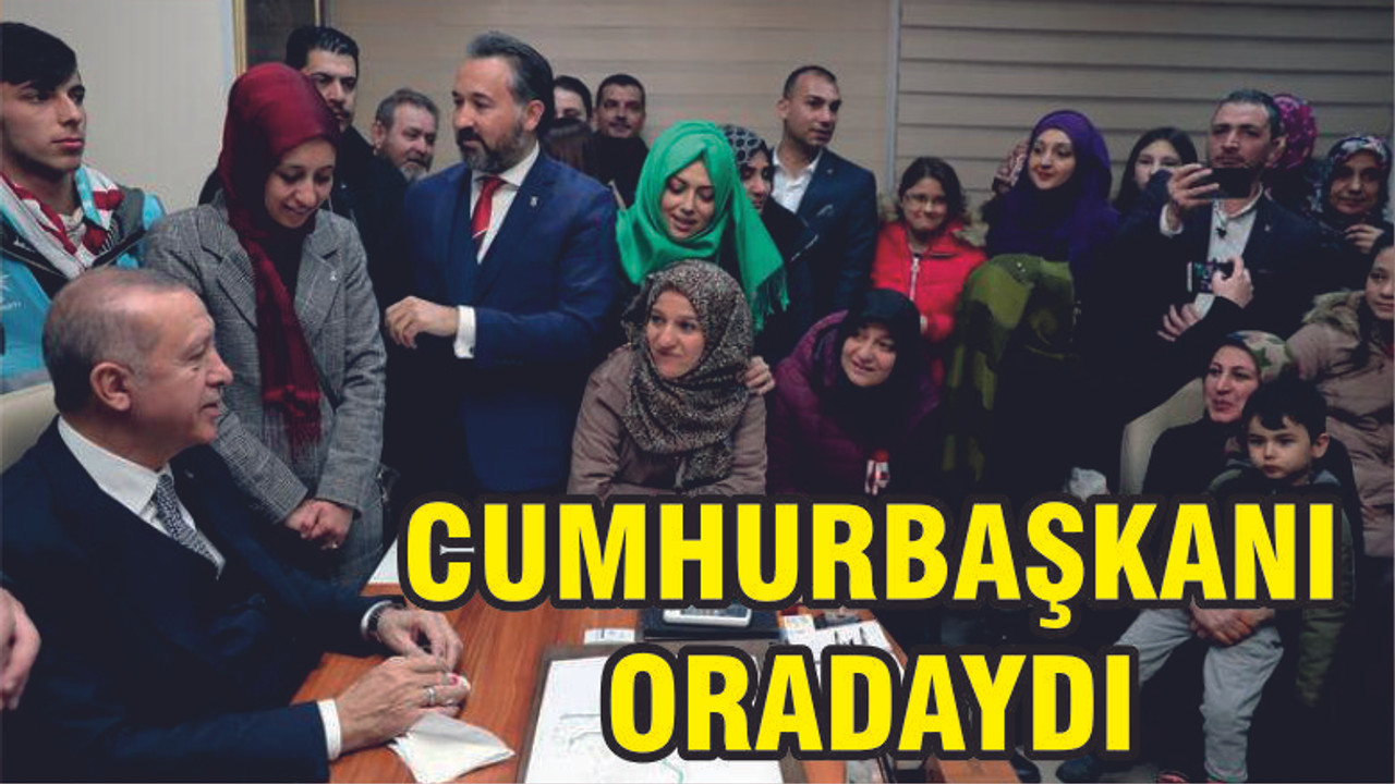 CUMHURBAŞKANI BALIKESİR'DE VATANDAŞLARLA ÇAY İÇTİ
