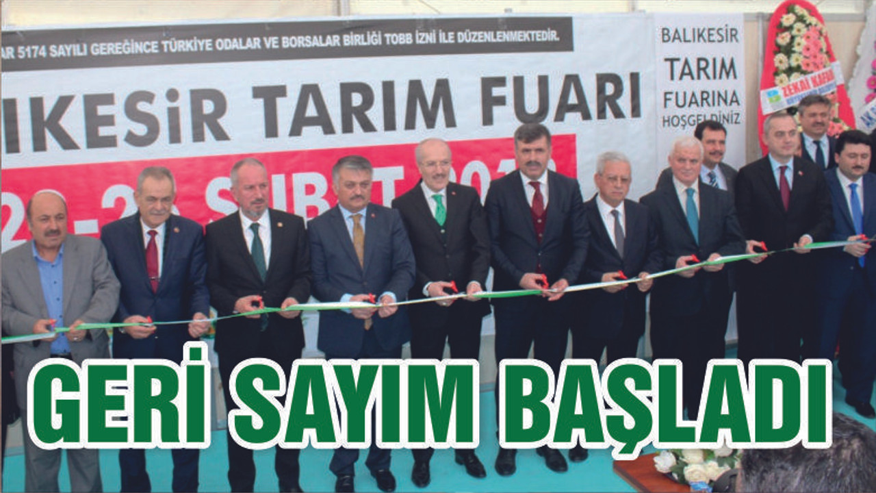 Kepsut Tarım Fuarı’na hazır