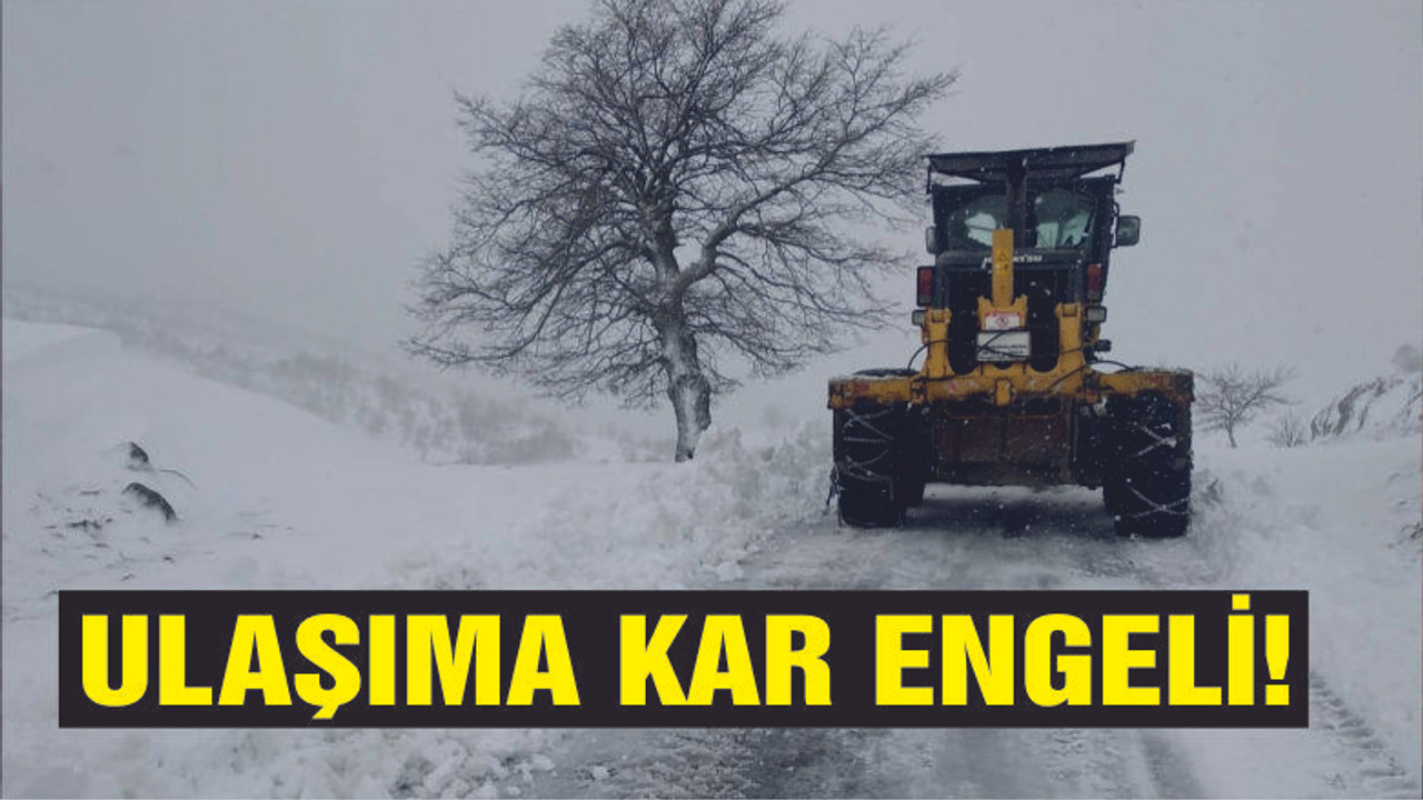 ULAŞIMA KAR ENGELİ