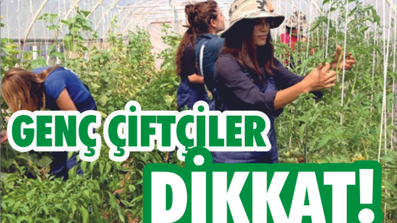 Genç çiftçilerin 789 projesine destek