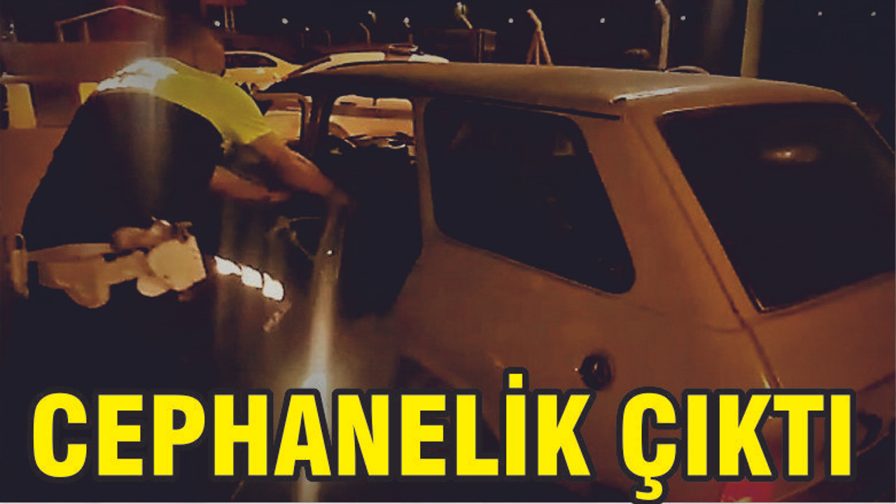 Kaçan Araçta Cephanelik Çıktı
