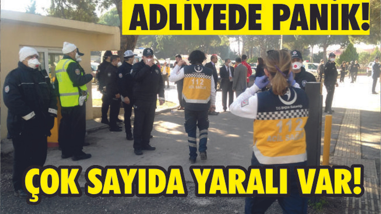 ADLİYE'DEN İLK GÖRÜNTÜLER GELDİ34 YARALI VAR!!
