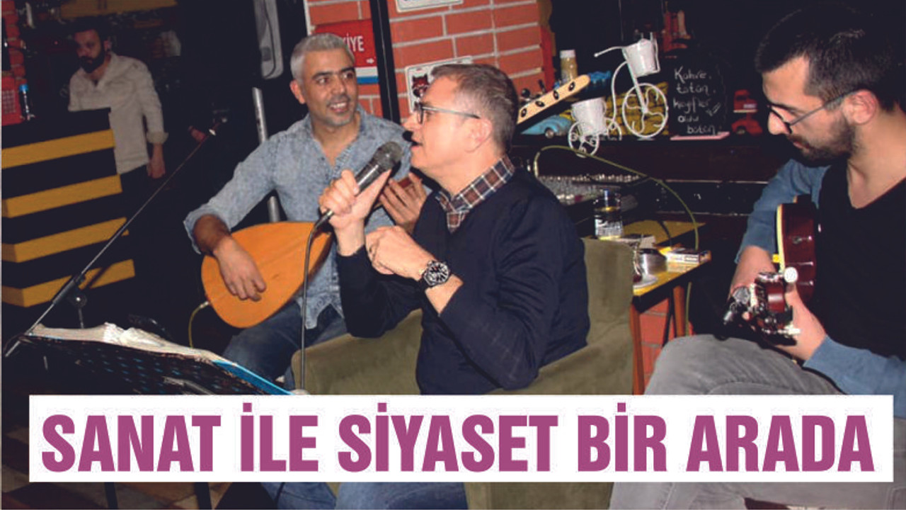 TELLİOĞLU SANATLA SİYASETİ BİRLEŞTİRDİ