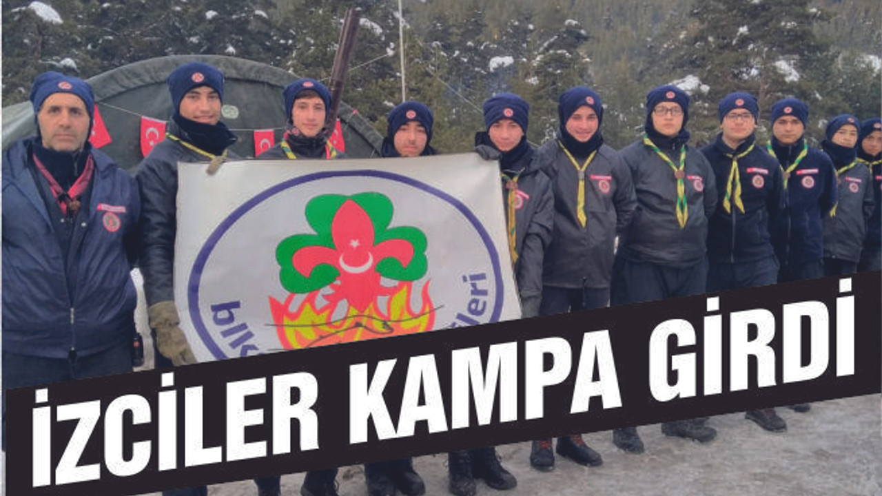 İzciler Bolu’da kampa girdi
