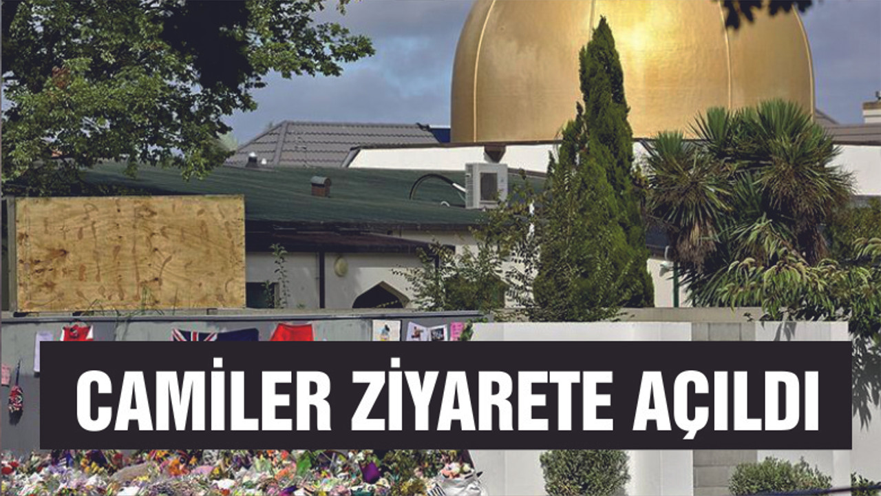 Yeni Zelanda’da terör saldırısına uğrayan camiler ziyarete açıldı