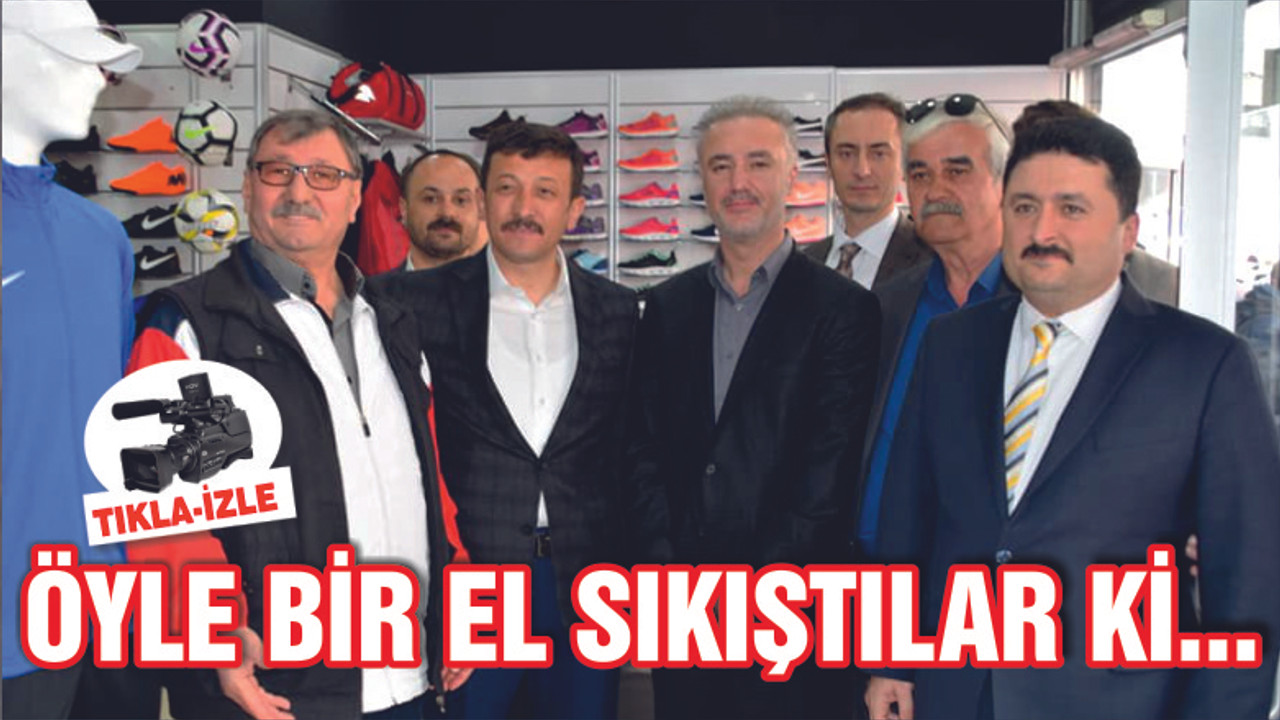 ESNAF İLE ÖYLE BİR EL SIKIŞTILAR Kİ...