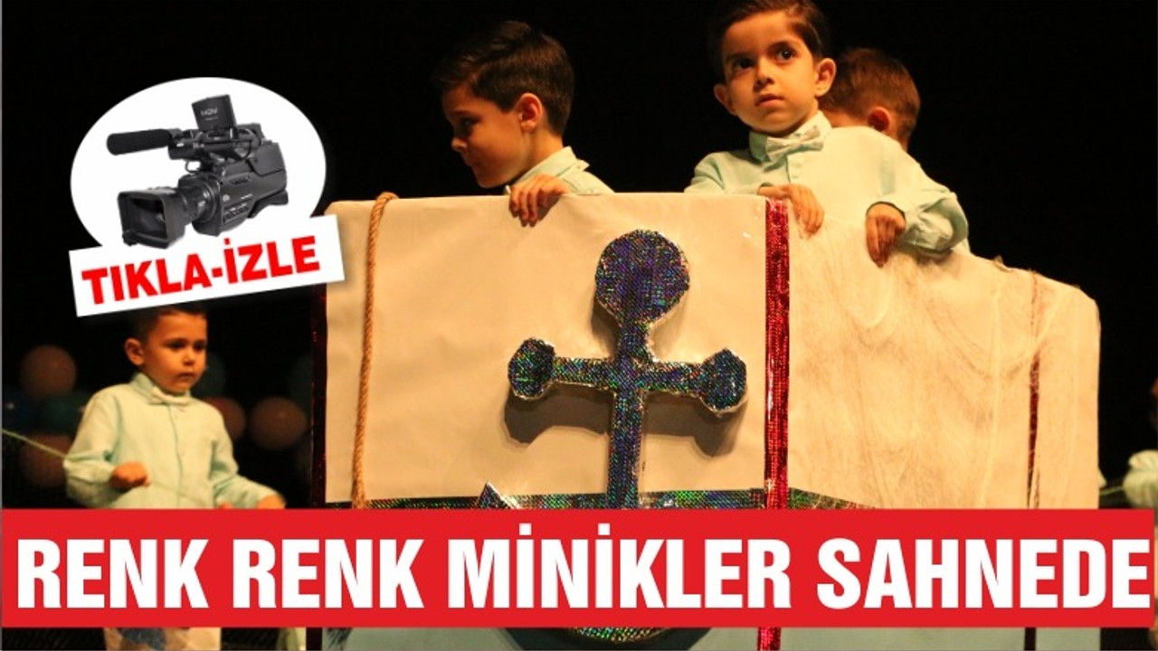 RENK RENK ÇOCUKLARDAN EŞSİZ GÖSTERİ