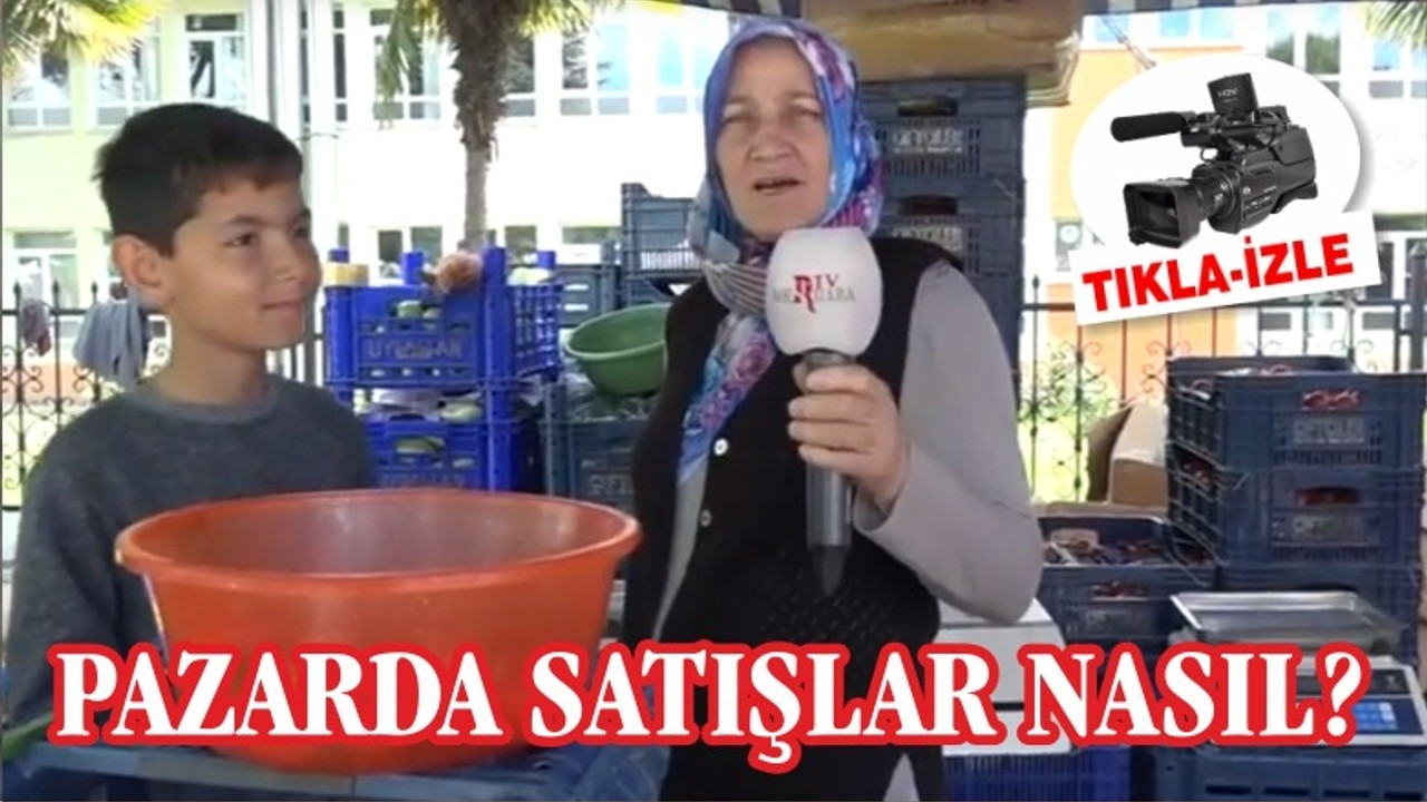 RAMAZAN'DA PAZAR TEZGAHLARI