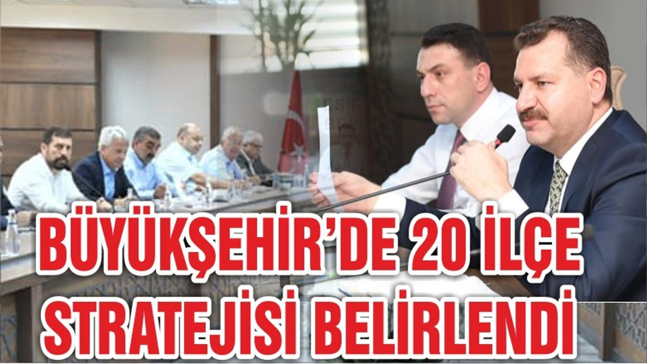 BAŞKAN YILMAZ BELEDİYE BAŞKANLARINI TOPLADI