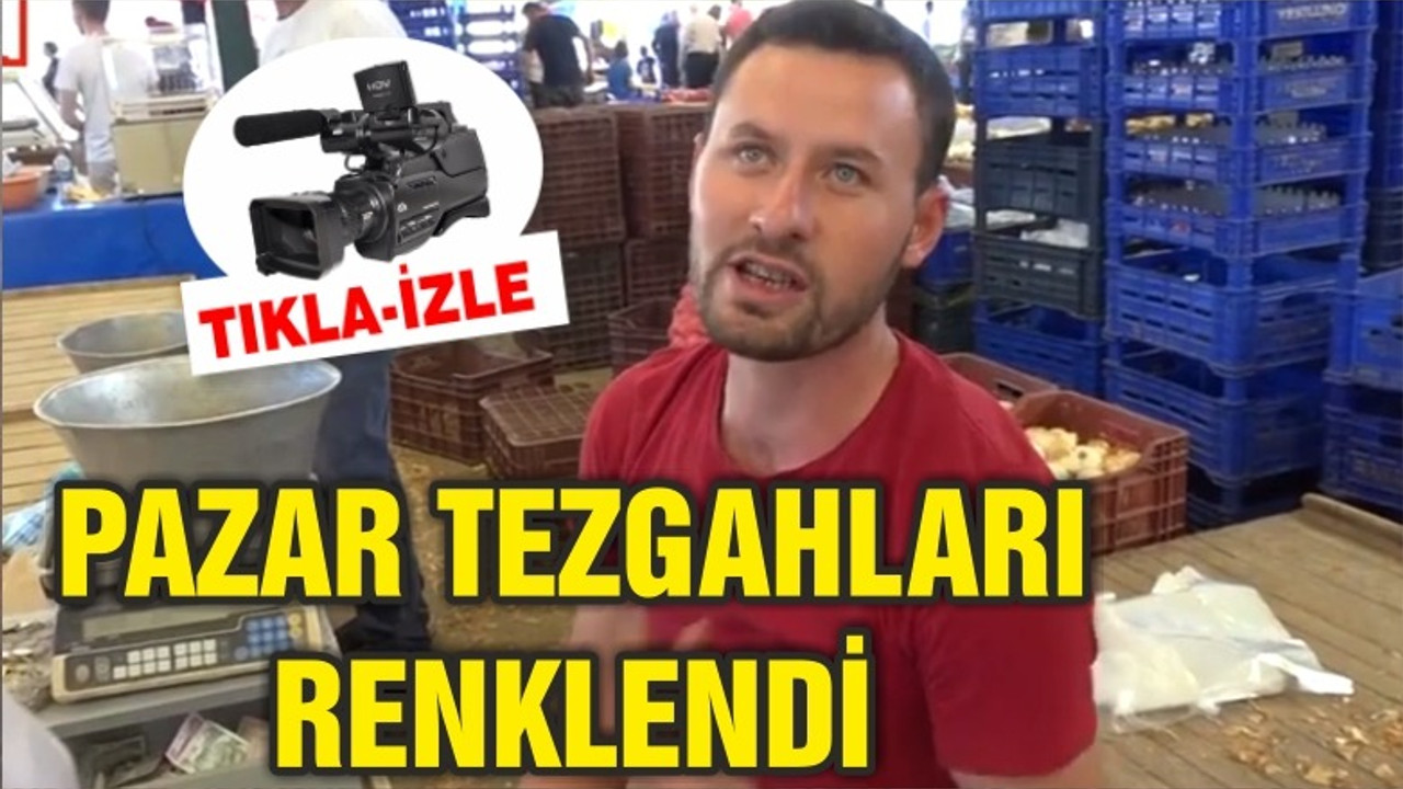 PAZAR TEZGAHLARI RENKLENDİ