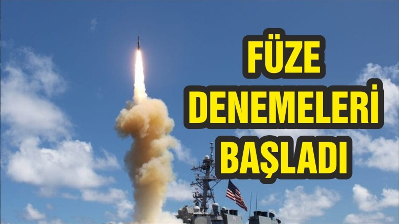 ABD yeni füze denemelerine hazırlanıyor