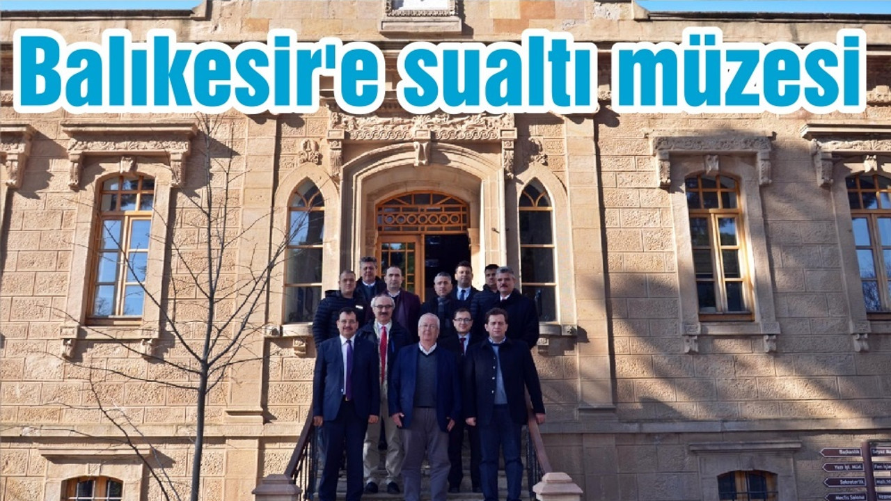 Balıkesir'e sualtı müzesi