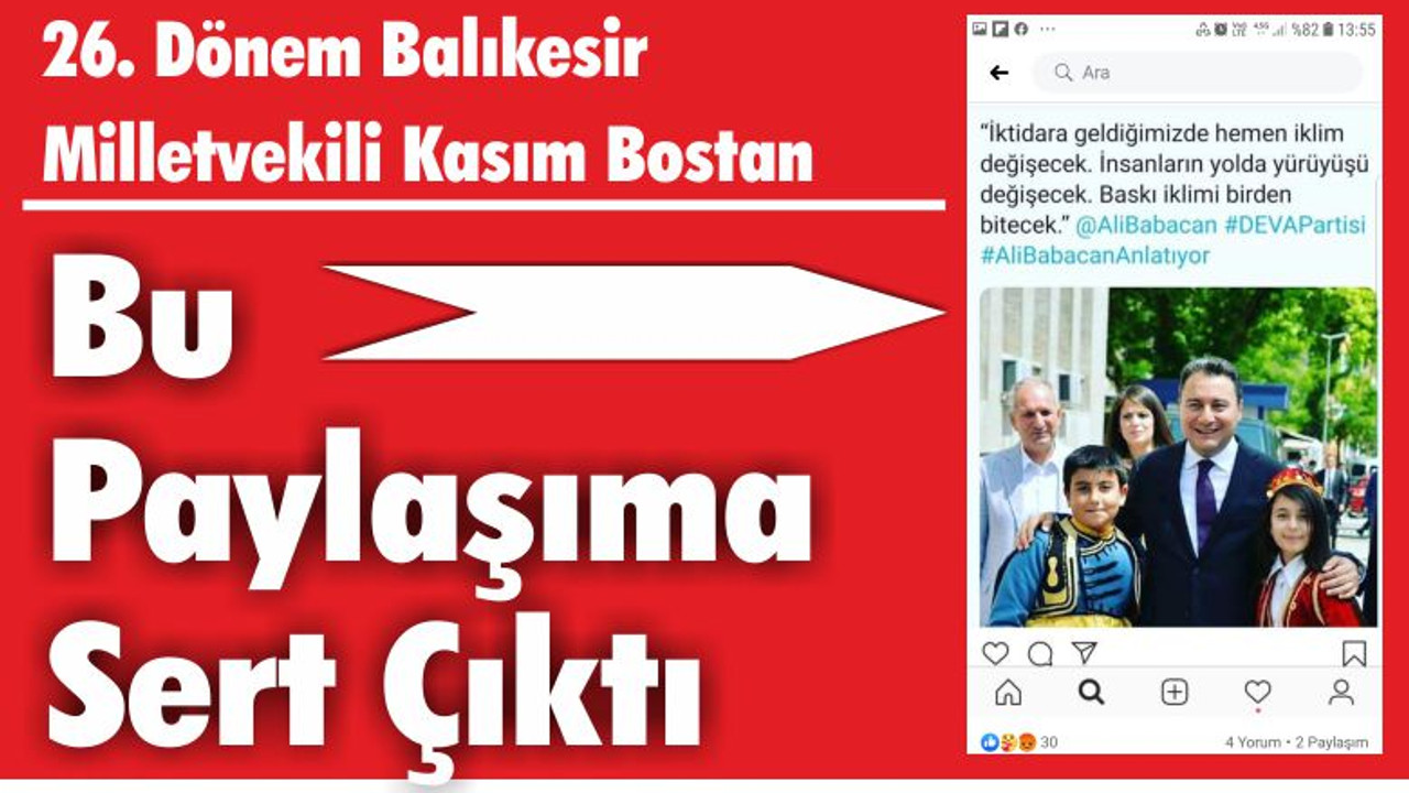 Bostan, “DEVA’nın Etik Dışı Davranışı”