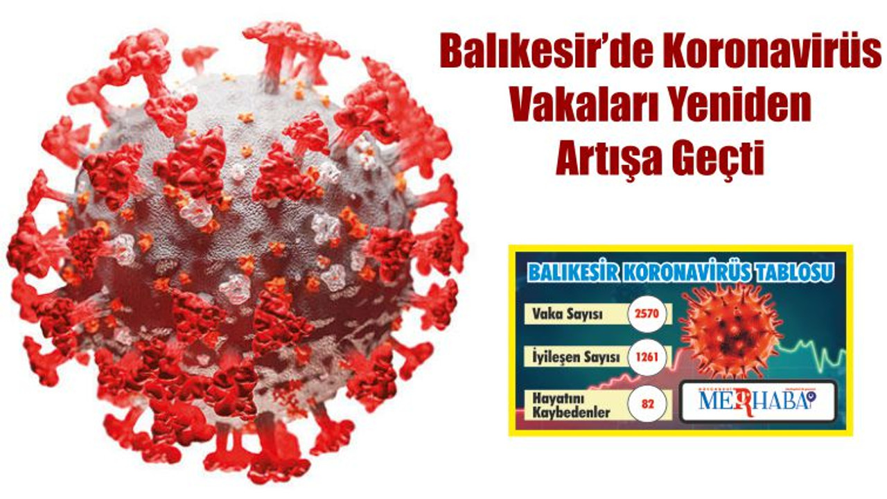 BALIKESİR’DE 4 EYLÜL KORONAVİRÜS TABLOSU