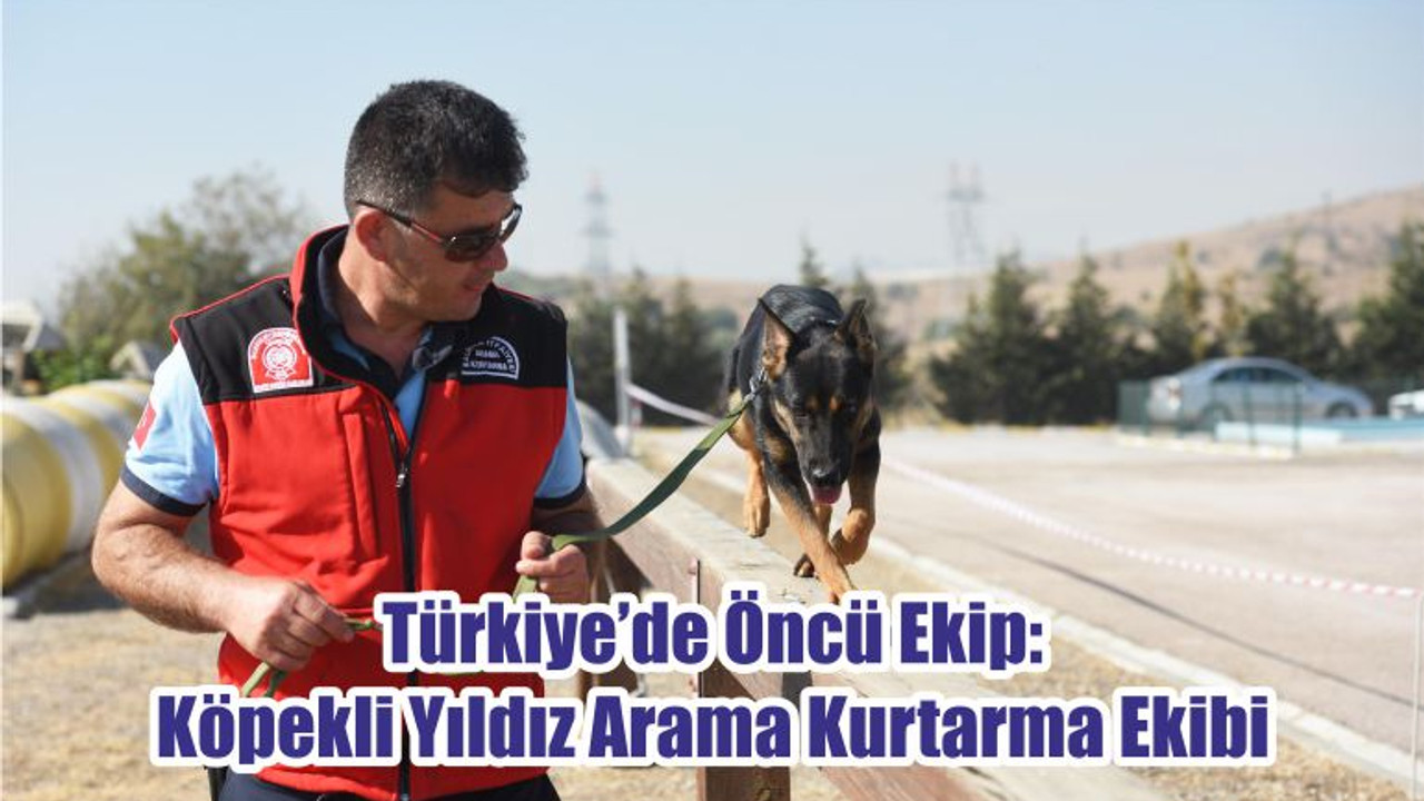 Türkiye’de Öncü Ekip: Köpekli Yıldız Arama Kurtarma Ekibi