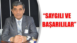 'Saygılı ve Başarılılar'