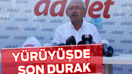 YÜRÜYÜŞDE SON DURAK
