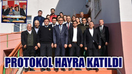 Protokol Hayra Katıldı