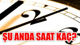 Türkiye’de saat kaç?